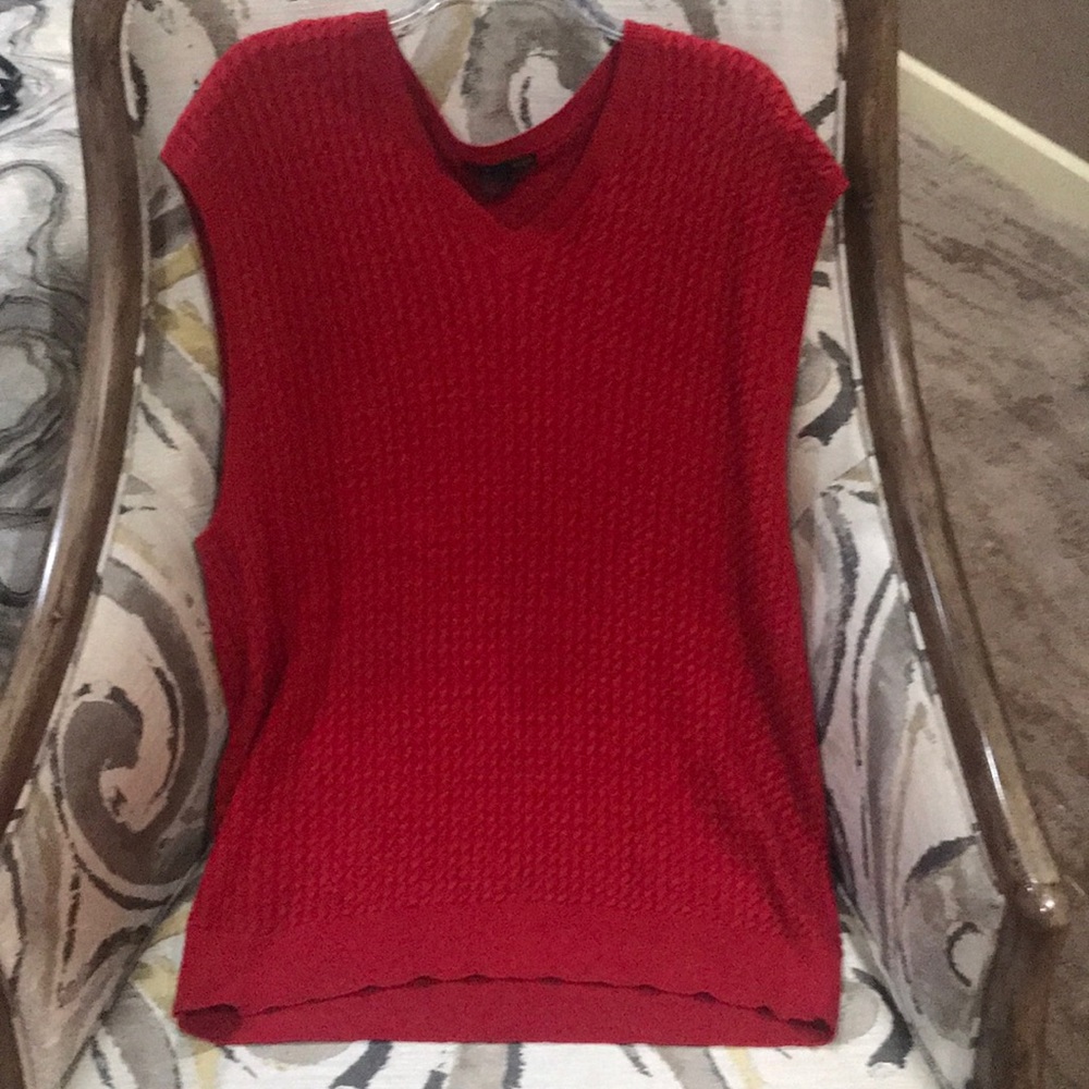 Silk and cotton sweater vest. Perfect condition.